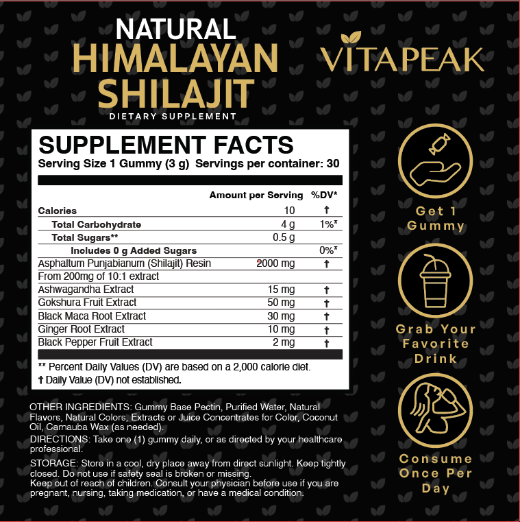 Natural Shilajit Gummies