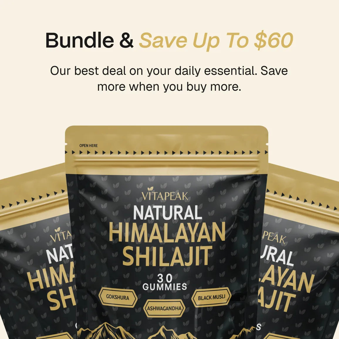 VitaDrive Natural Shilajit Gummies